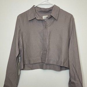 Aritzia Wilfred Proposal Linen Button-Down Shirt
